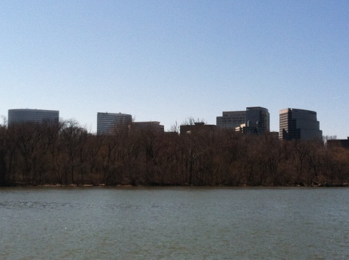 Picture of the Potomac River and the city
